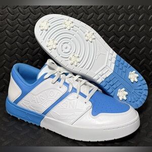 Air Jordan NU Retro 1 G Golf Athletic Shoes UNC Blue White Mens Size 15